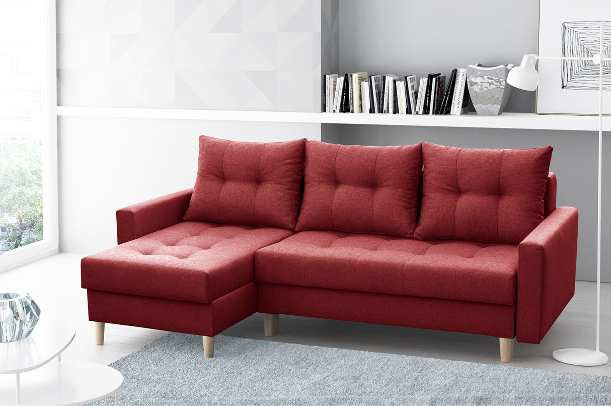 CORNER SOFA BED BRIAN (NO63) 222x140cm universal WHOLESALE