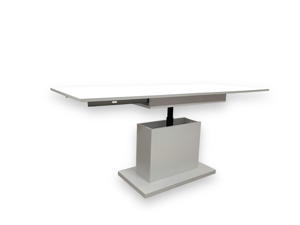 GAS LIFT AND EXTANDABLE COFFEE TABLE AMY 67x85CM 67x170CM CHOICE OF 3 COLORS