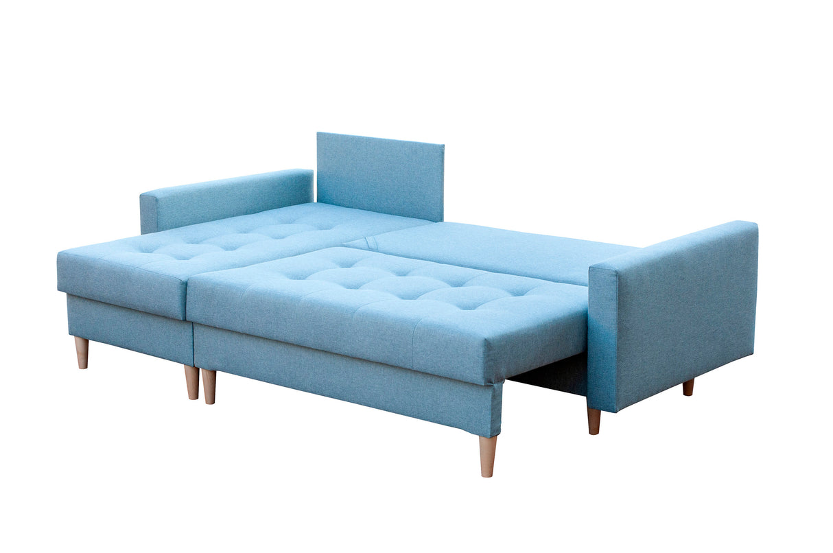 CORNER SOFA BED BRIAN (NO72) 222x140cm universal - eurohomeware