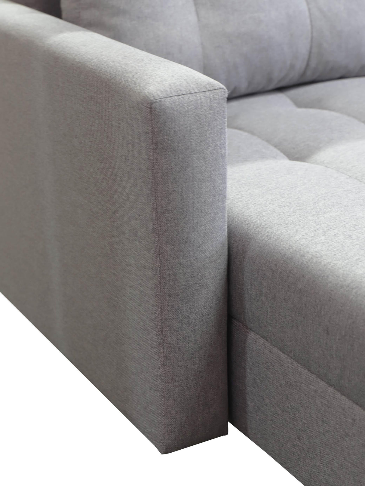 CORNER SOFA BED BRIAN 222CM + STORAGE PUFF / OTTOMAN MALMO 90