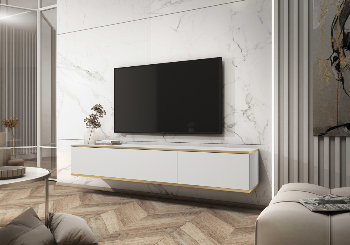 Floating TV Stand ORO 175 white