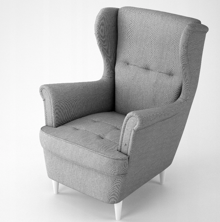GREY ARMCHAIR TOM - eurohomeware