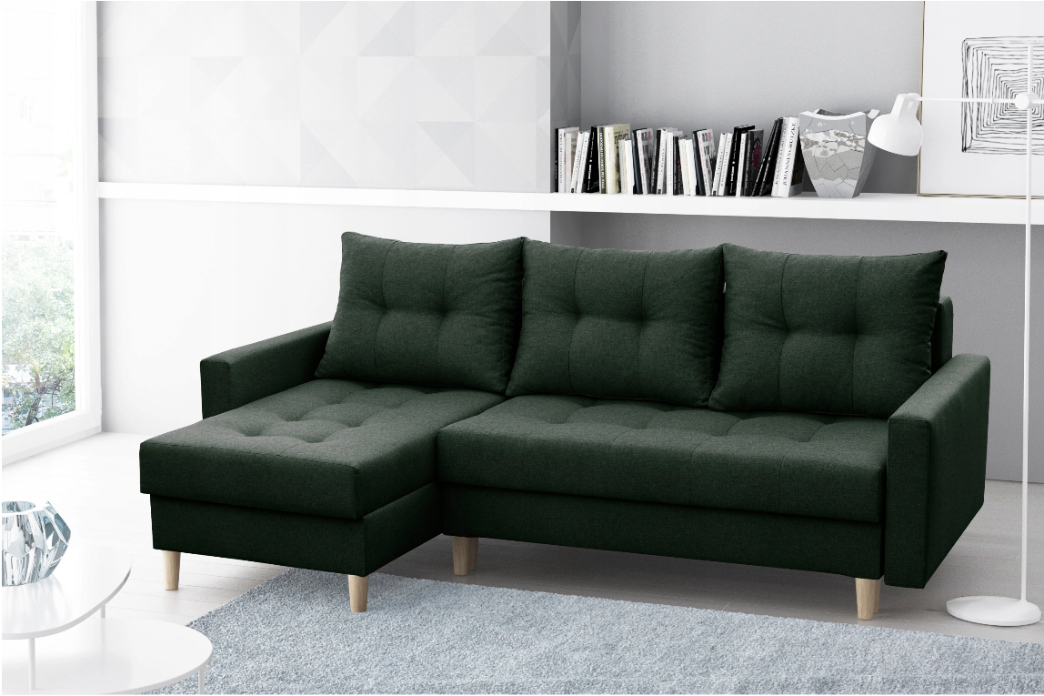 CORNER SOFA BED BRIAN 222x140cm universal - eurohomeware