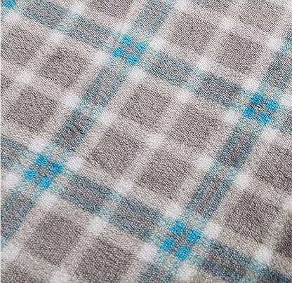 Super Soft Warm Sherpa Fleece Wearable Hoodie Blankets Throws Animal Skin Print Check Designs -130 x 180 cm