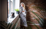 Super Soft Warm Sherpa Fleece Wearable Hoodie Blankets Throws Animal Skin Print Check Designs -130 x 180 cm