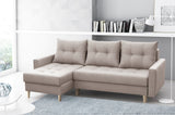 CORNER SOFA BED BRIAN (NO08) 222x140cm universal - eurohomeware