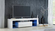 TV STAND DACO 140CM WHITE / WHITE GLOSS - eurohomeware