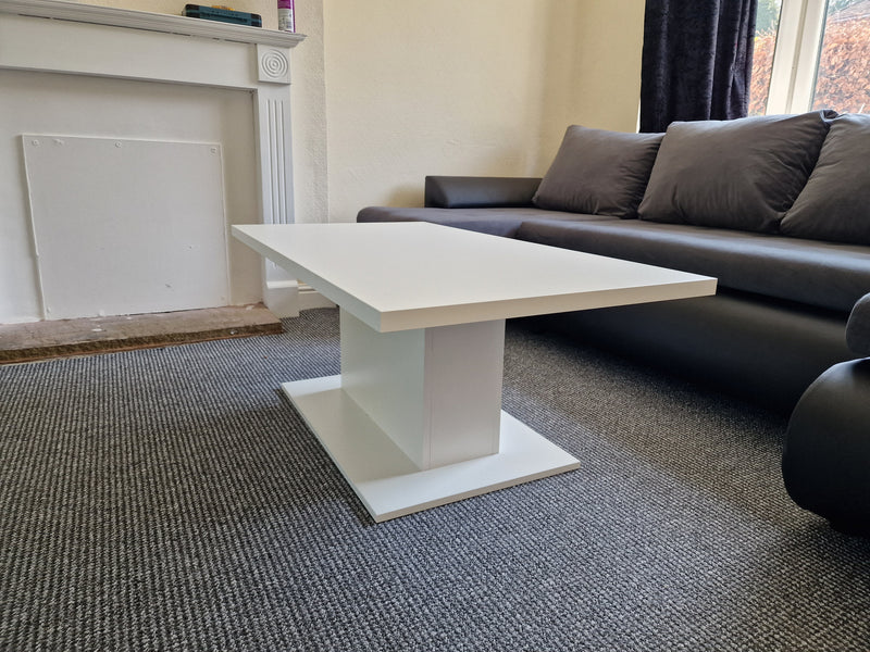 COFFEE TABLE BRISTOL WHITE 110X60CM