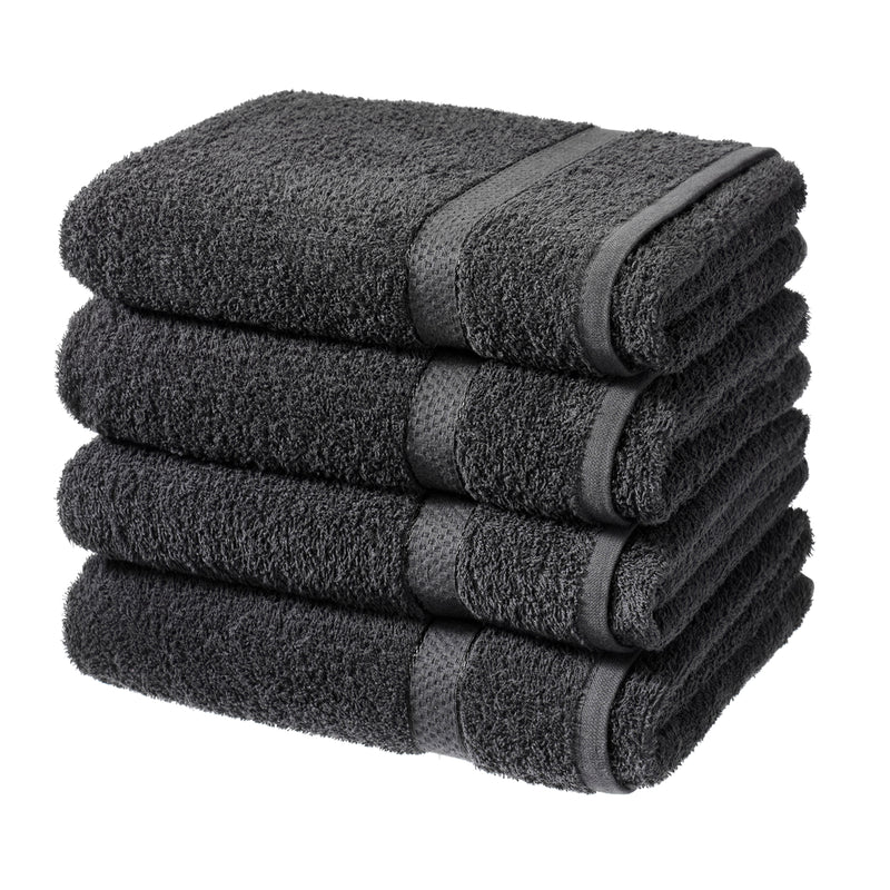 4 X BATH SHEETS 80x140CM 100% COTTON QUALITY BATH TOWELS LARGE SUPER SOFT SHEETS - eurohomeware