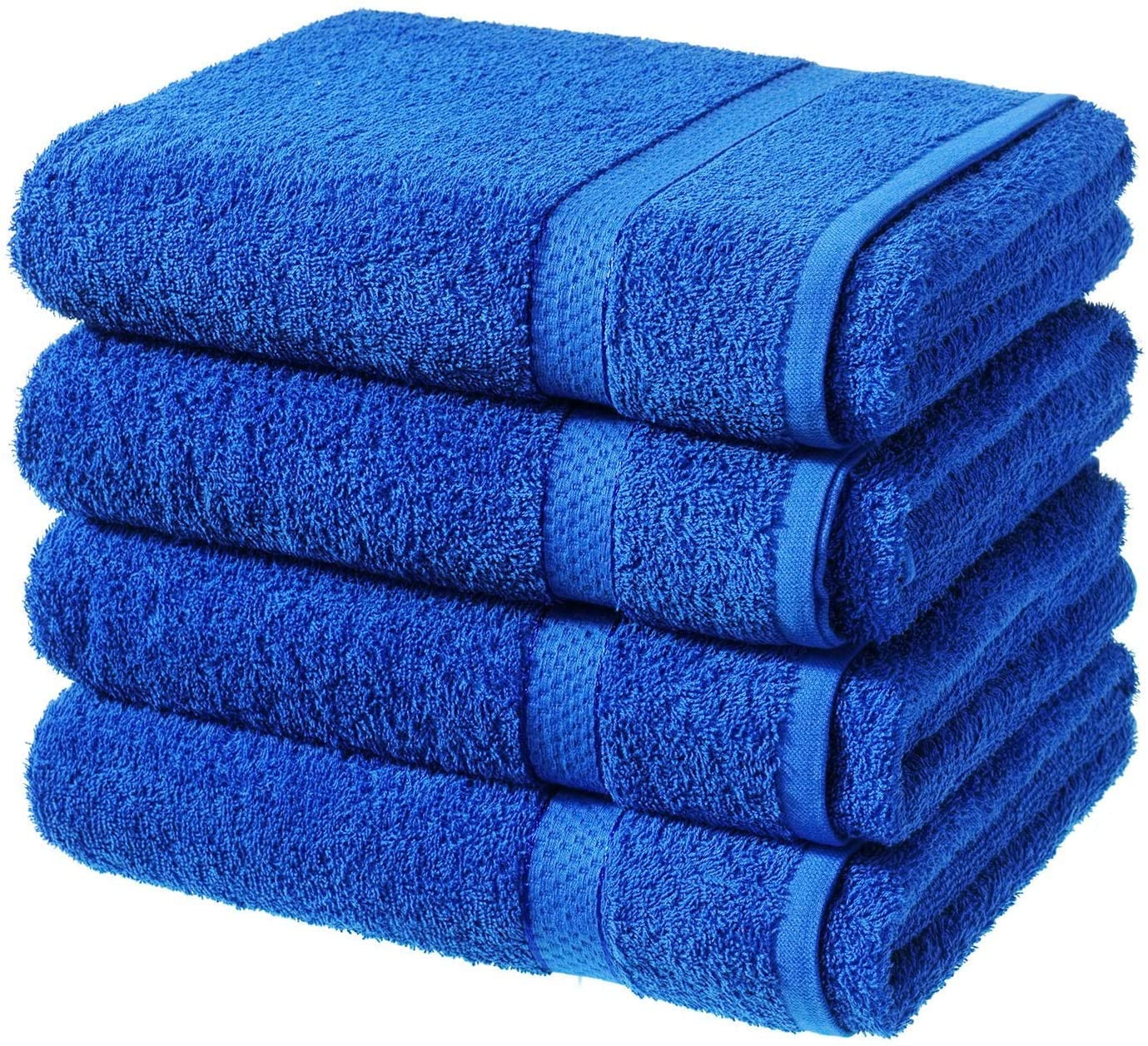 4 X BATH SHEETS 80x140CM 100% COTTON QUALITY BATH TOWELS LARGE SUPER SOFT SHEETS - eurohomeware