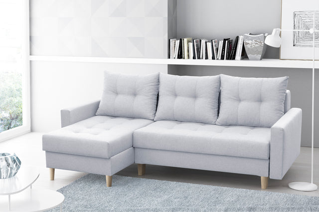 CORNER SOFA BED BRIAN (NO83) 222x140cm universal - eurohomeware