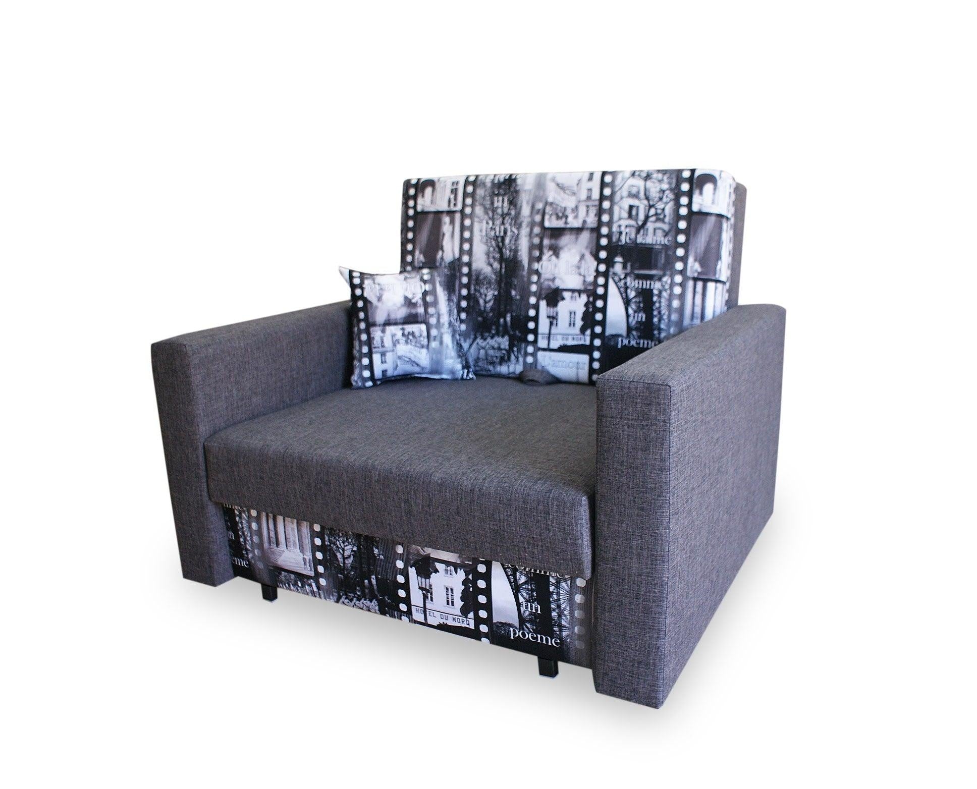 SINGLE SOFA BED SMART I 108CM CHOICE OF COLOR