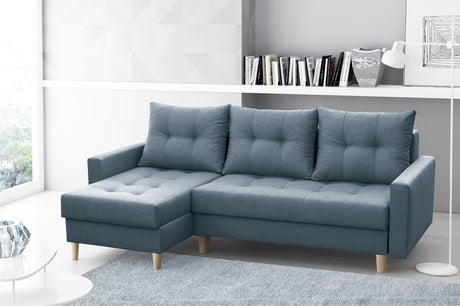 CORNER SOFA BED BRIAN (NO95) 222x140cm universal - eurohomeware