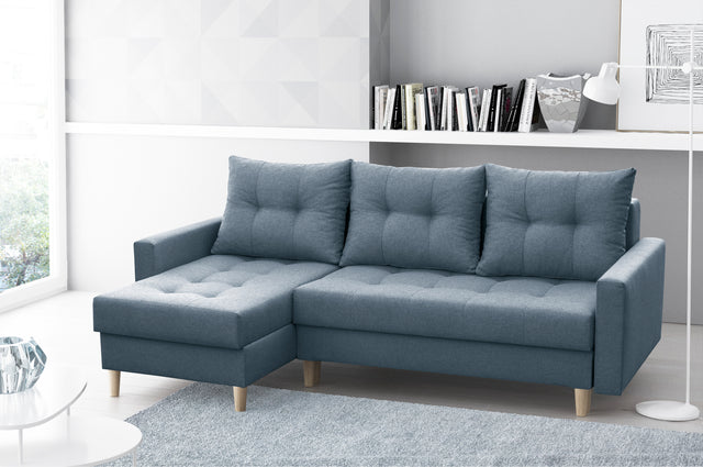 CORNER SOFA BED BRIAN (NO95) 222x140cm universal - eurohomeware