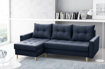 CORNER SOFA BED BRIAN (NO96) 222x140cm universal - eurohomeware
