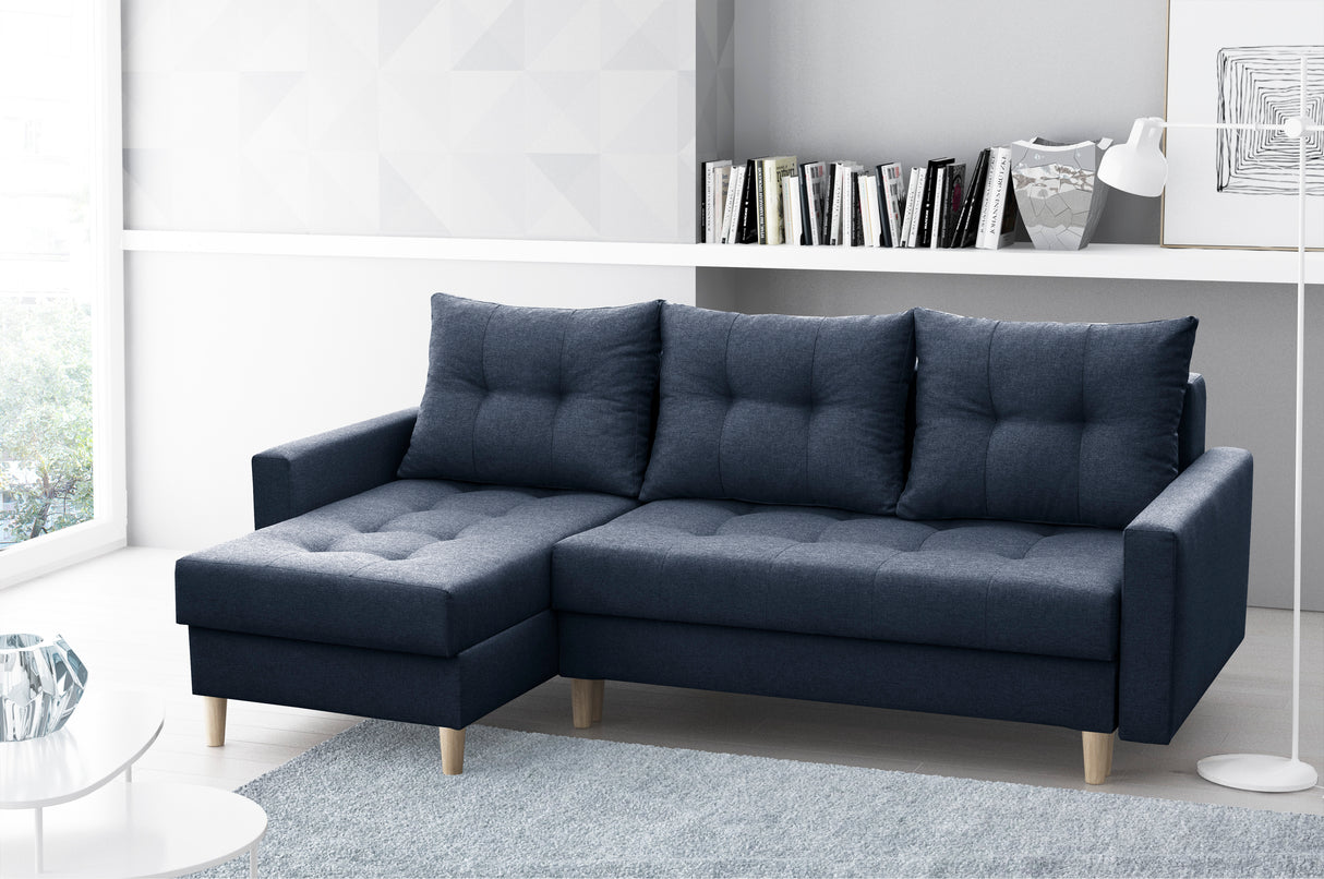 CORNER SOFA BED BRIAN (NO96) 222x140cm universal WHOLESALE