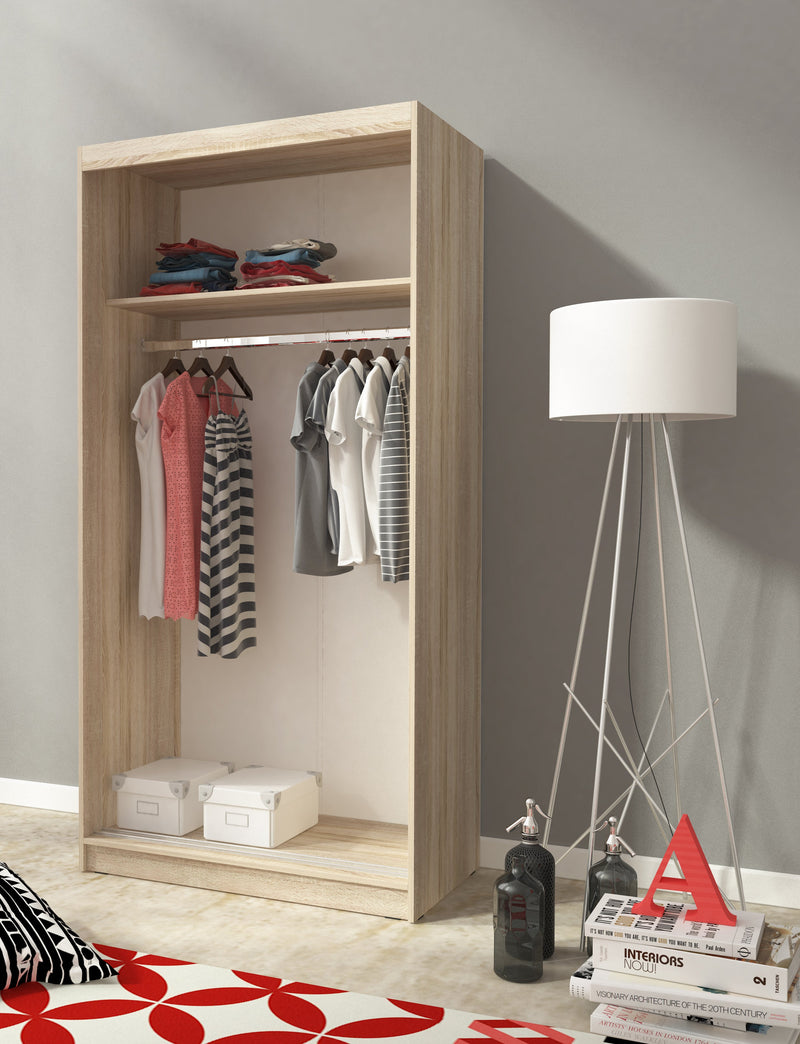 SLIDING DOOR WARDROBE ALASKA 100CM SONOMA