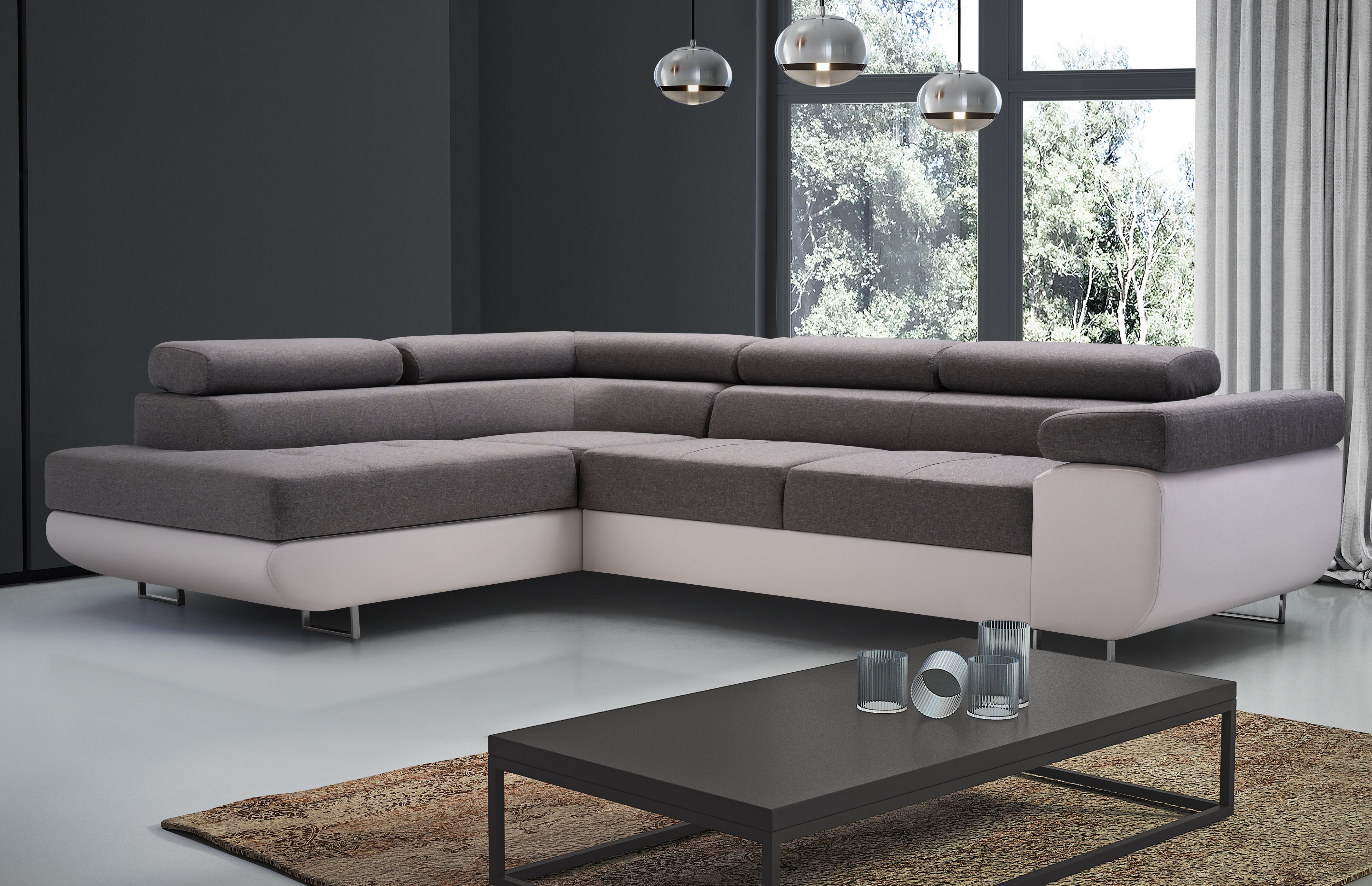 CORNER SOFA BED ASHLEY 273cm