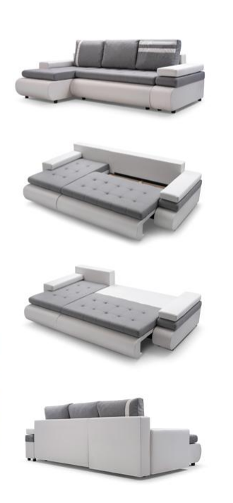 CORNER SOFA BED MAXI 241CM - eurohomeware