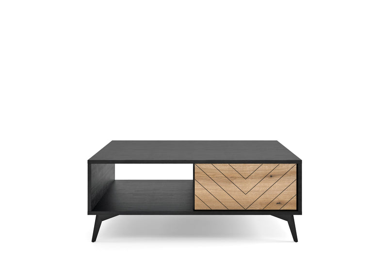 Coffee table DIAMOND 07 black / evoke oak