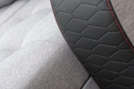 CORNER SOFA BED SAM GREY /BLACK 236CM universal - eurohomeware