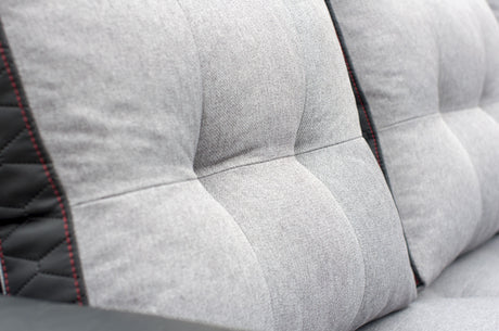 CORNER SOFA BED SAM GREY /BLACK 236CM universal - eurohomeware