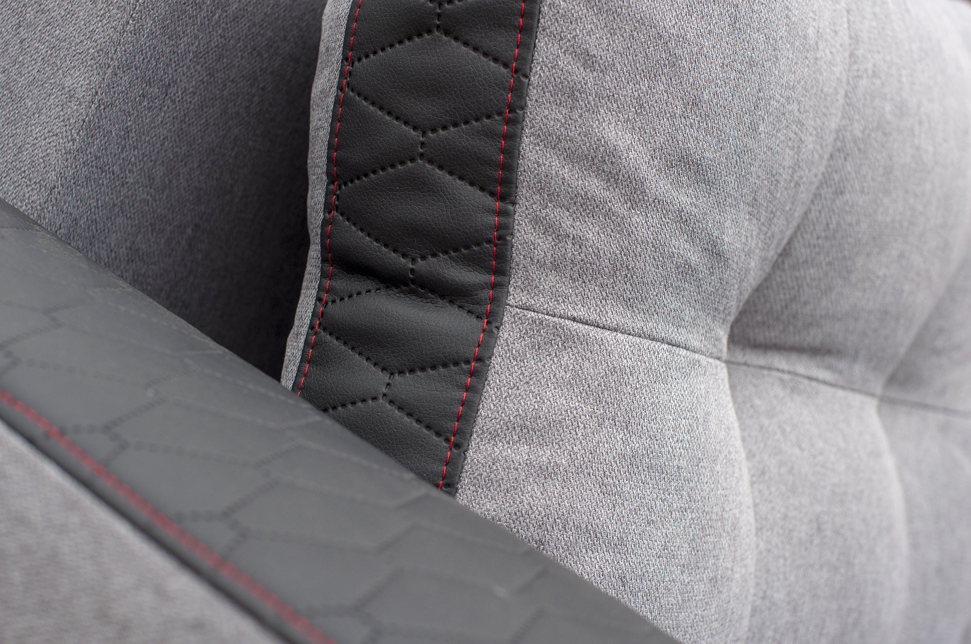 CORNER SOFA BED SAM GREY /BLACK 236CM universal - eurohomeware