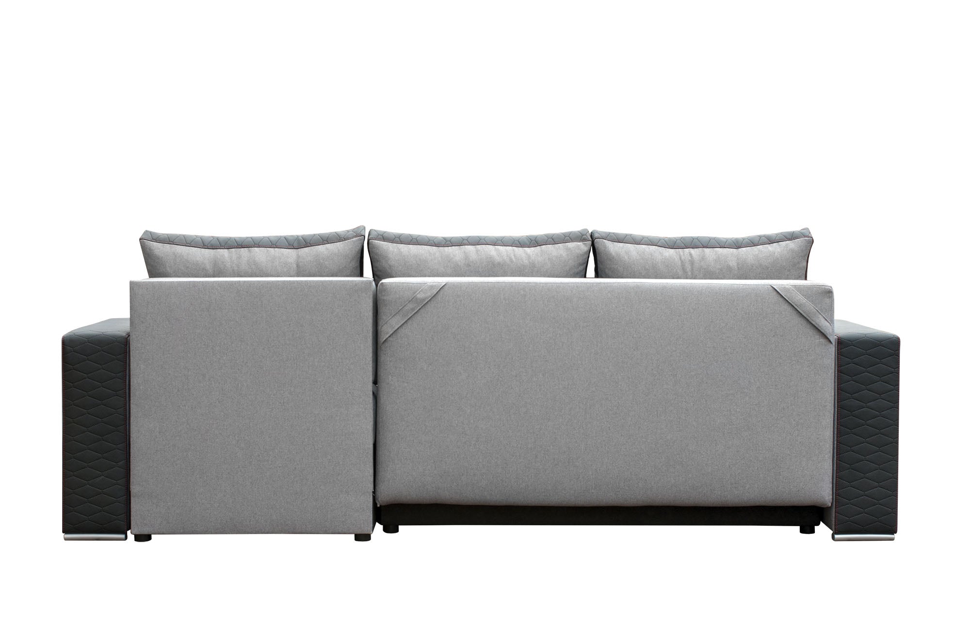 CORNER SOFA BED SAM GREY /BLACK 236CM universal - eurohomeware