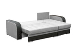 CORNER SOFA BED SAM GREY /BLACK 236CM universal - eurohomeware