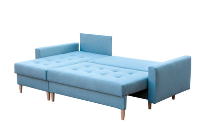 CORNER SOFA BED BRIAN (NO85) 222x140cm universal - eurohomeware