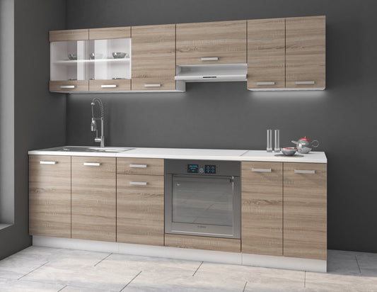 DAVE KITCHEN SET SONOMA OAK TRUFFLE