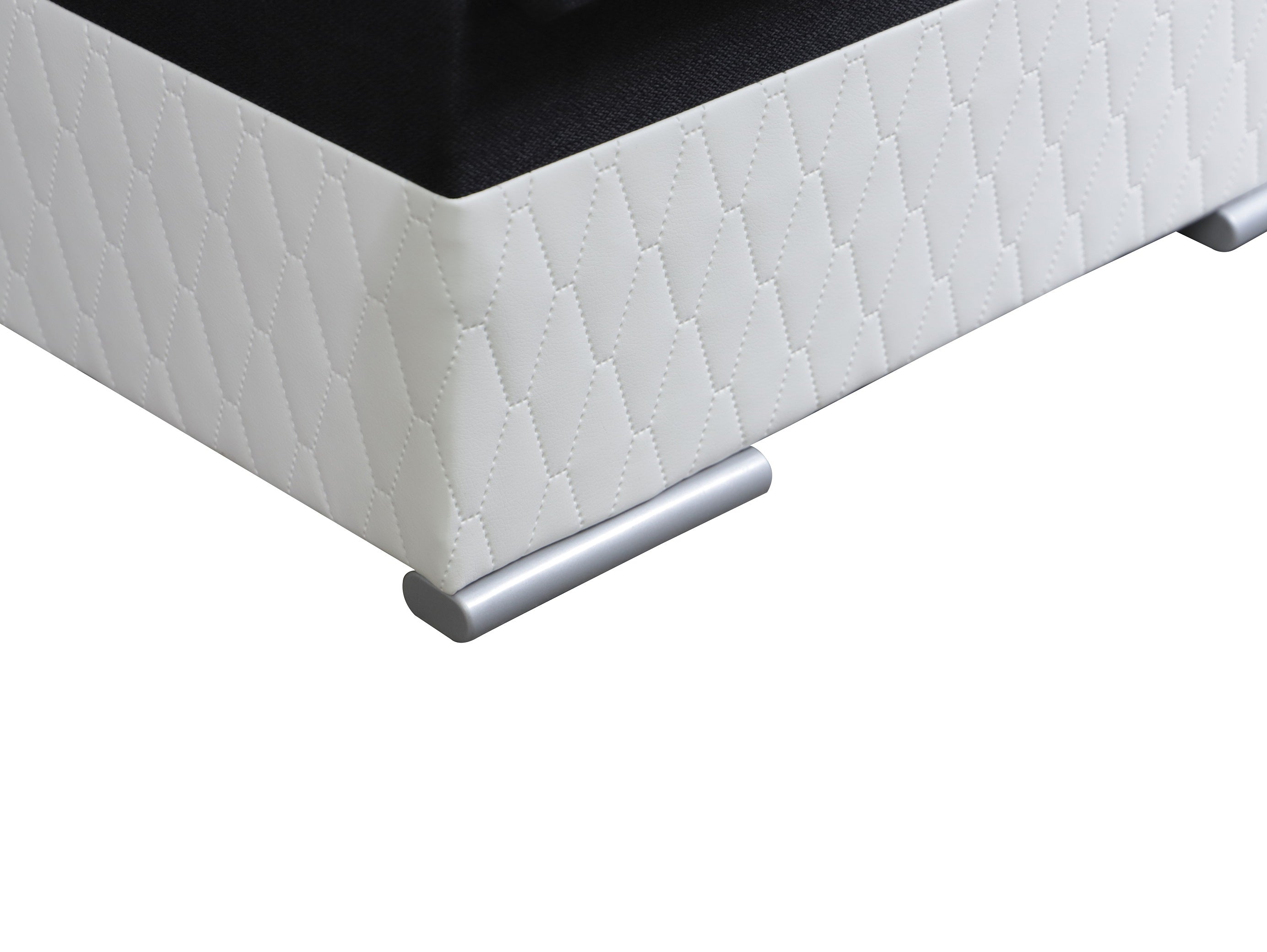 CORNER SOFA BED SAM GRAPHITE / WHITE 236CM universal - eurohomeware