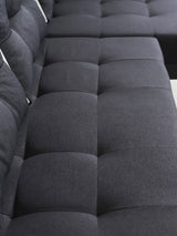 CORNER SOFA BED SAM GRAPHITE / WHITE 236CM universal - eurohomeware