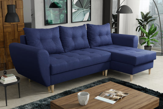 CORNER SOFA BED PALMO BLUE 240cm universal