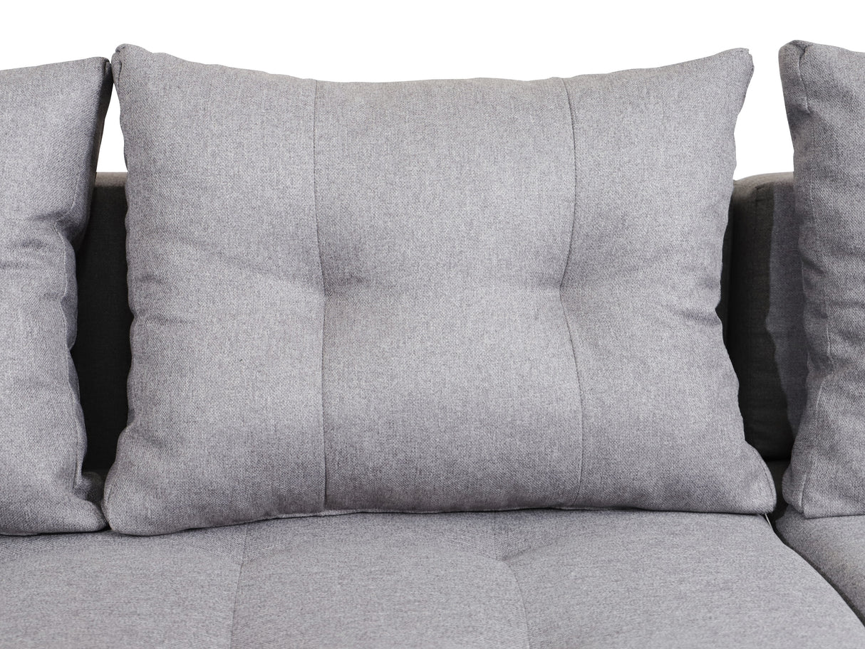 CORNER SOFA BED PALMO RED 240cm universal - eurohomeware