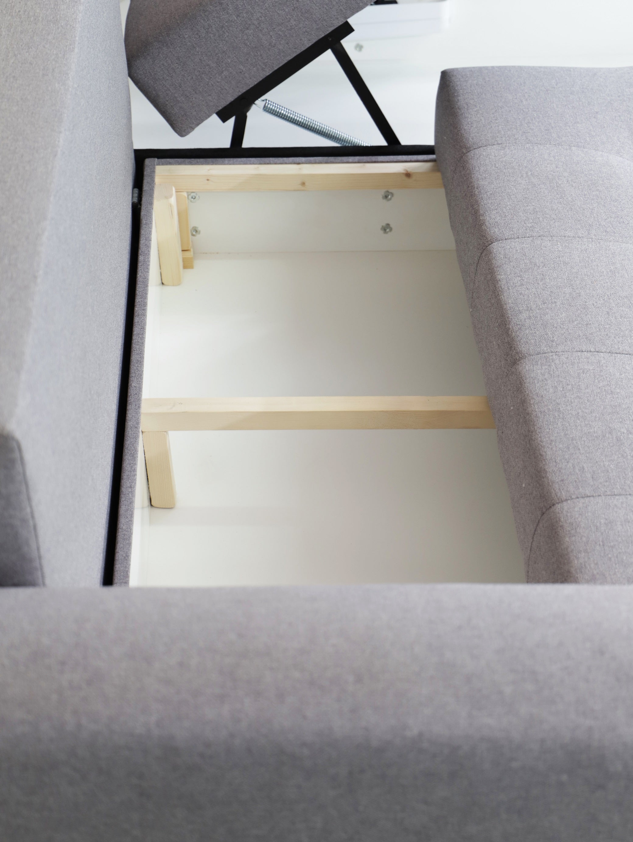 CORNER SOFA BED PALMO GREY 240cm universal WHOLESALE