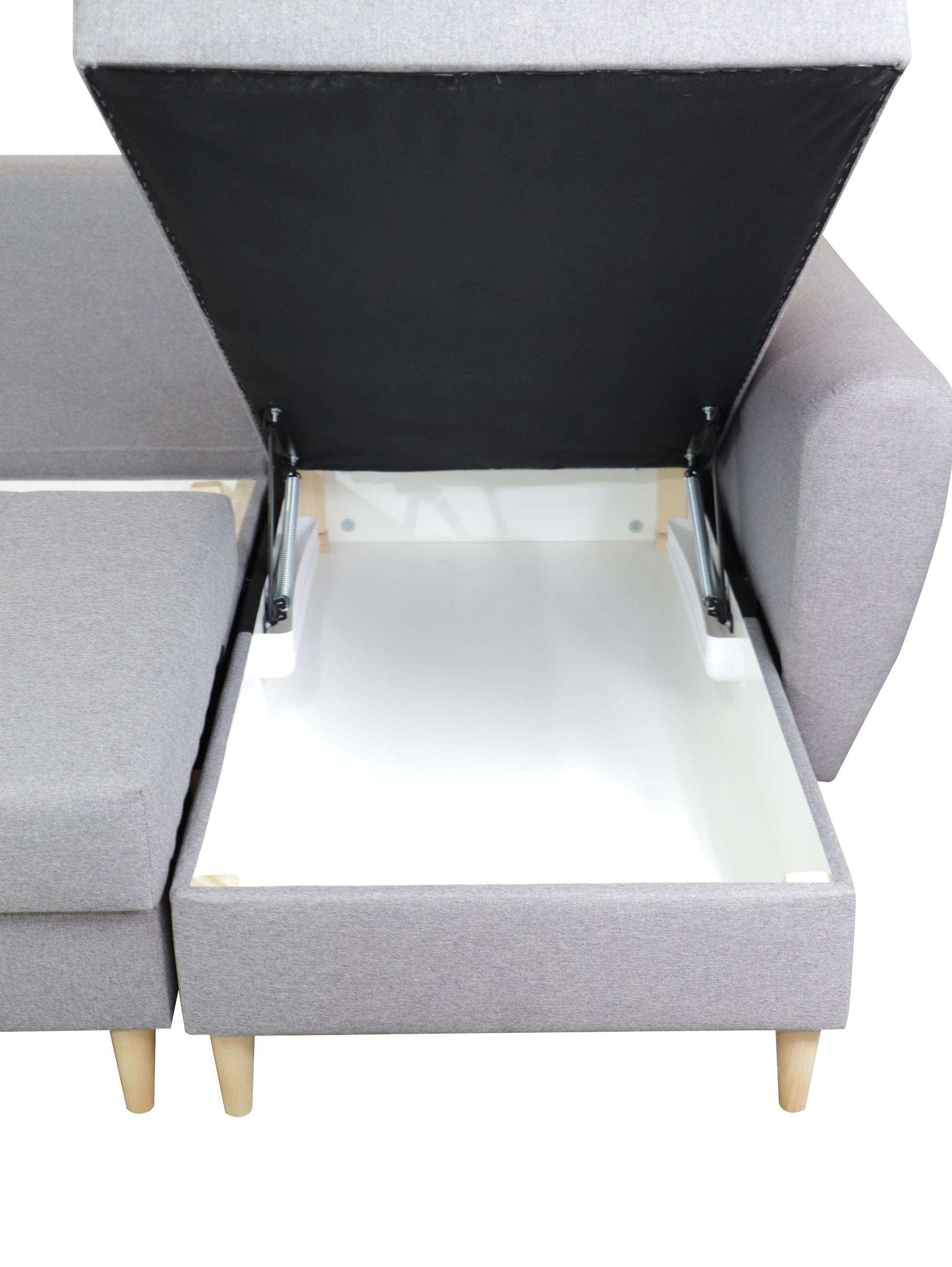 CORNER SOFA BED PALMO GREY 240cm universal - eurohomeware