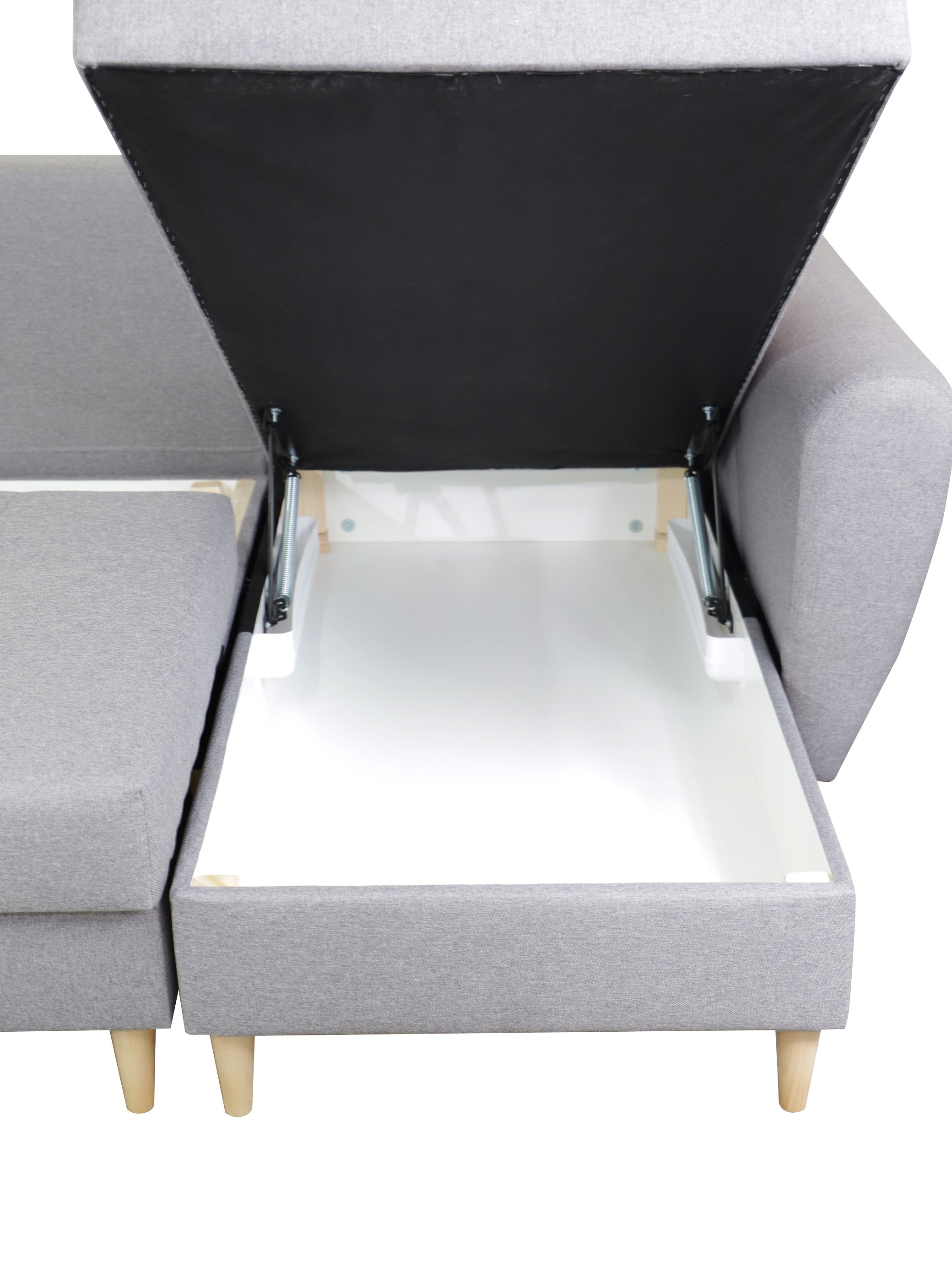 CORNER SOFA BED PALMO PINK 240cm universal WHOLESALE