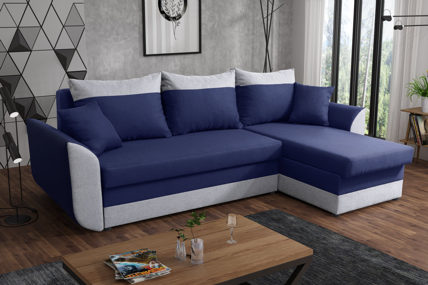CORNER SOFA BED TRINITY 234CM WHOLESALE