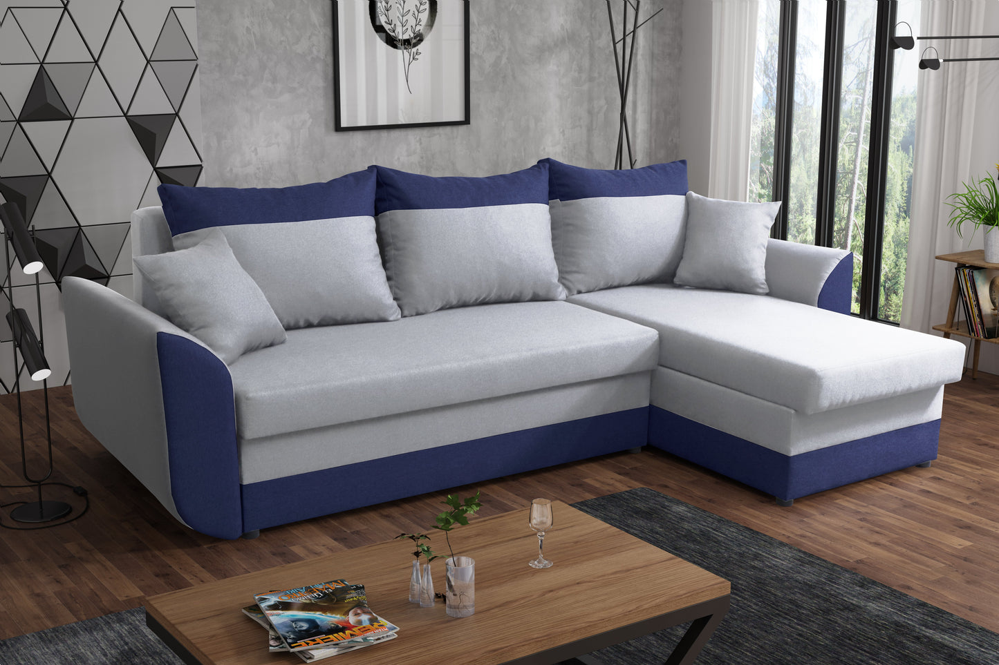 CORNER SOFA BED TRINITY 234CM WHOLESALE