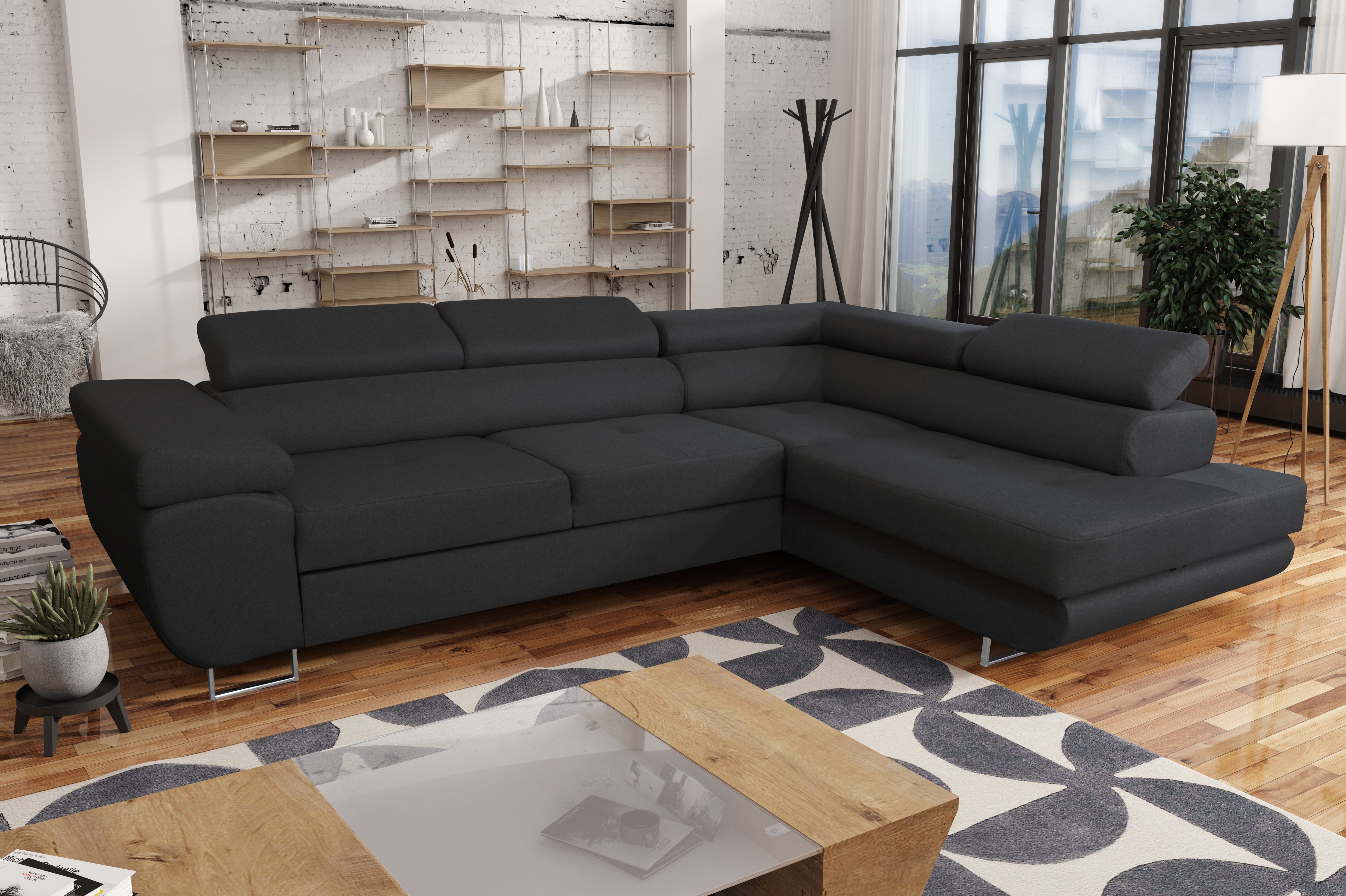 CORNER SOFA BED CALIPSO 275CM MALMO 96
