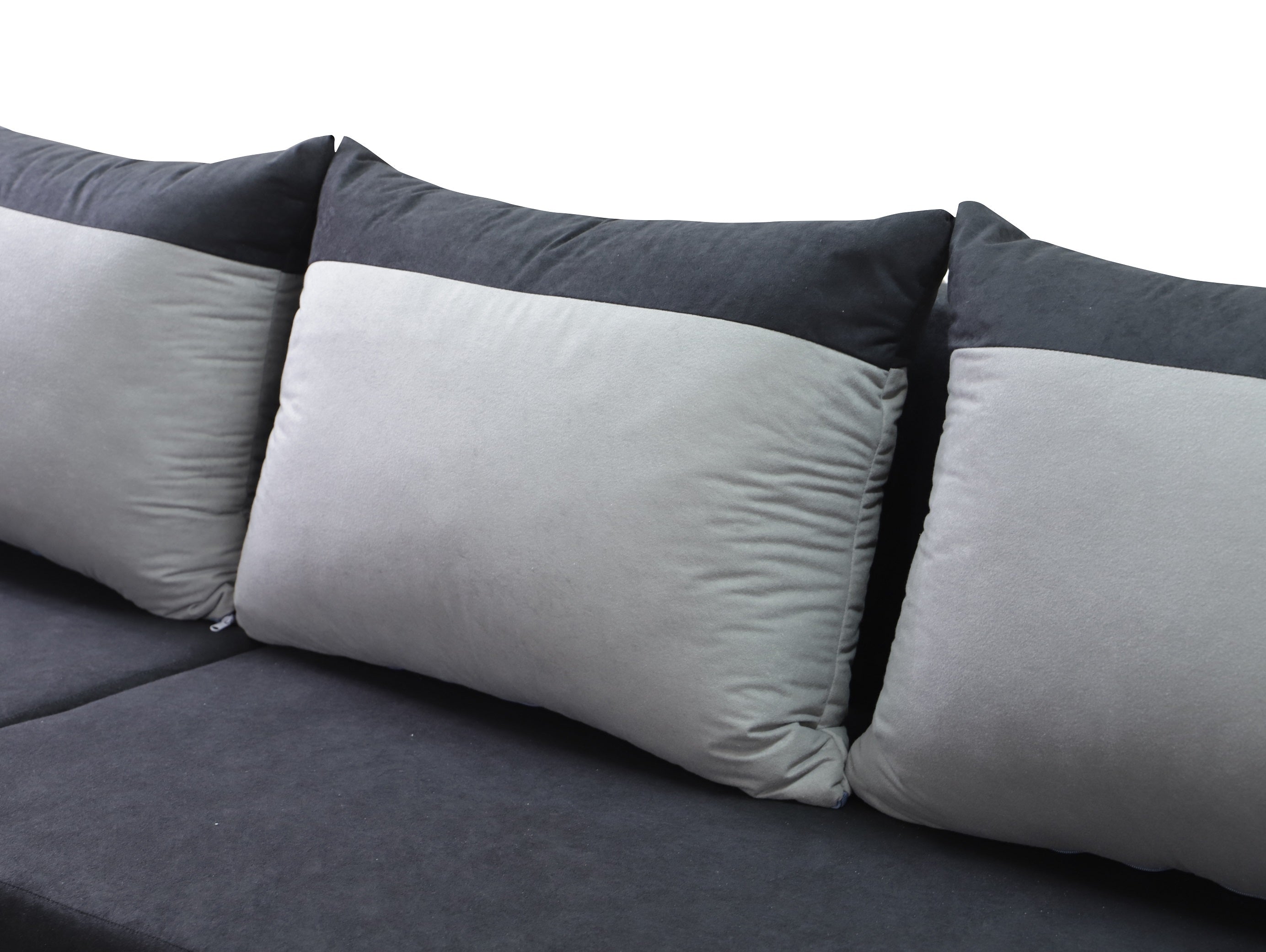 CORNER SOFA BED ALEX BROWN / BEIGE 238cm universal - eurohomeware