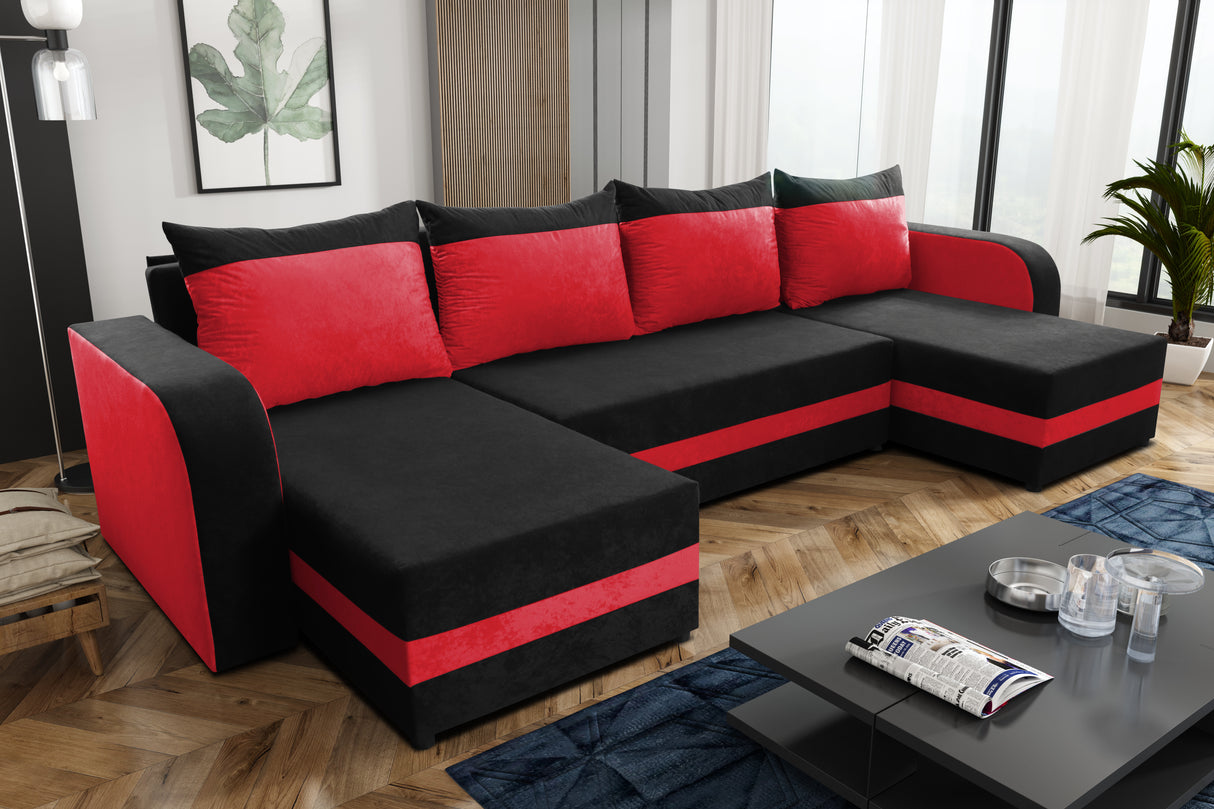 CORNER SOFA BED ALEXA U SHAPE