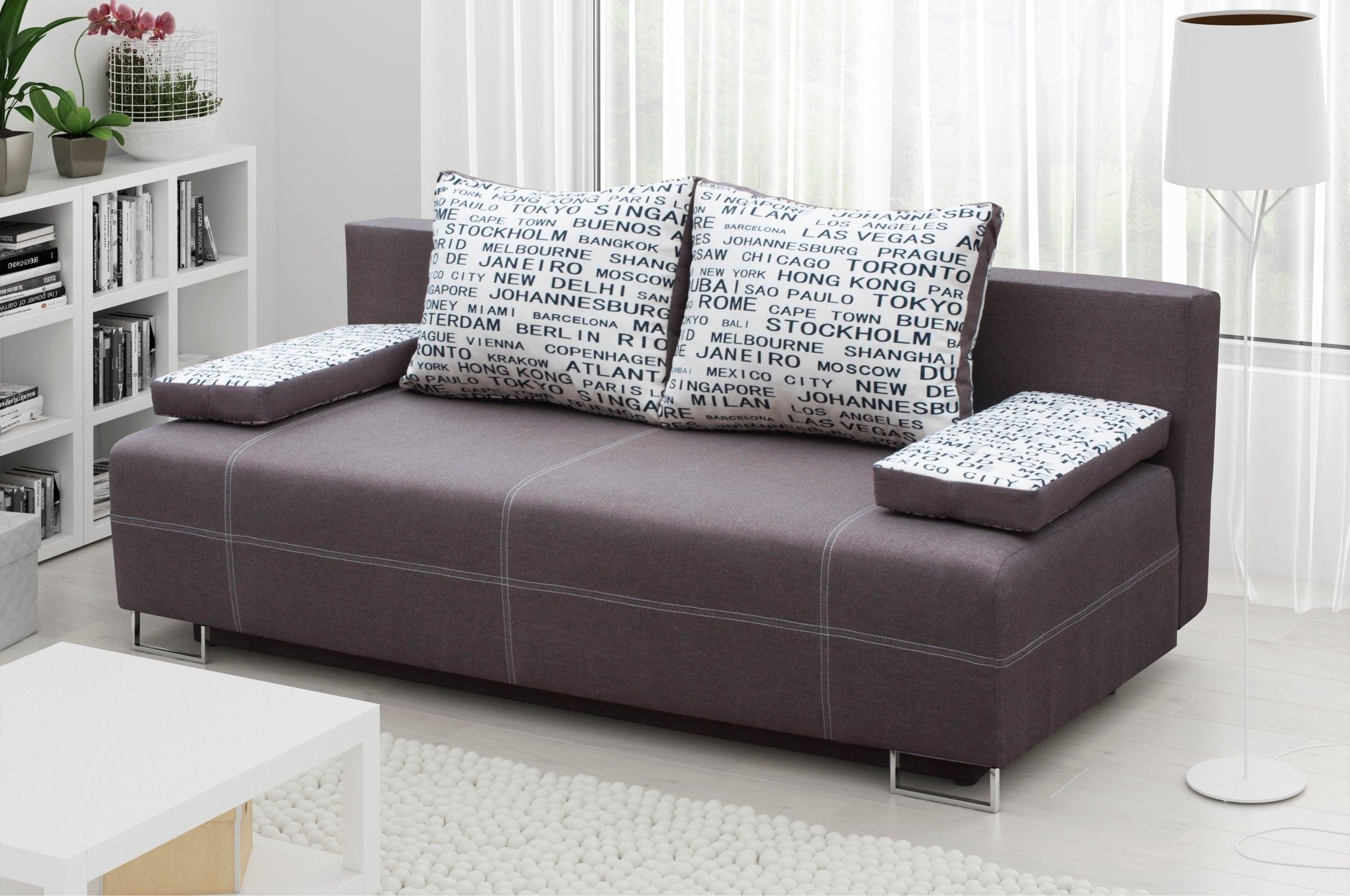SOFA BED RIVIA 195CM CHOICE OF COLOR