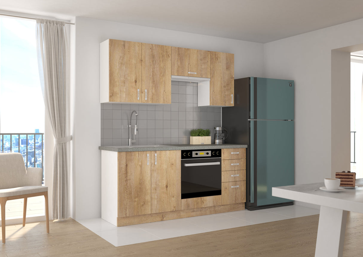 SARA KITCHEN SET SONOMA OAK