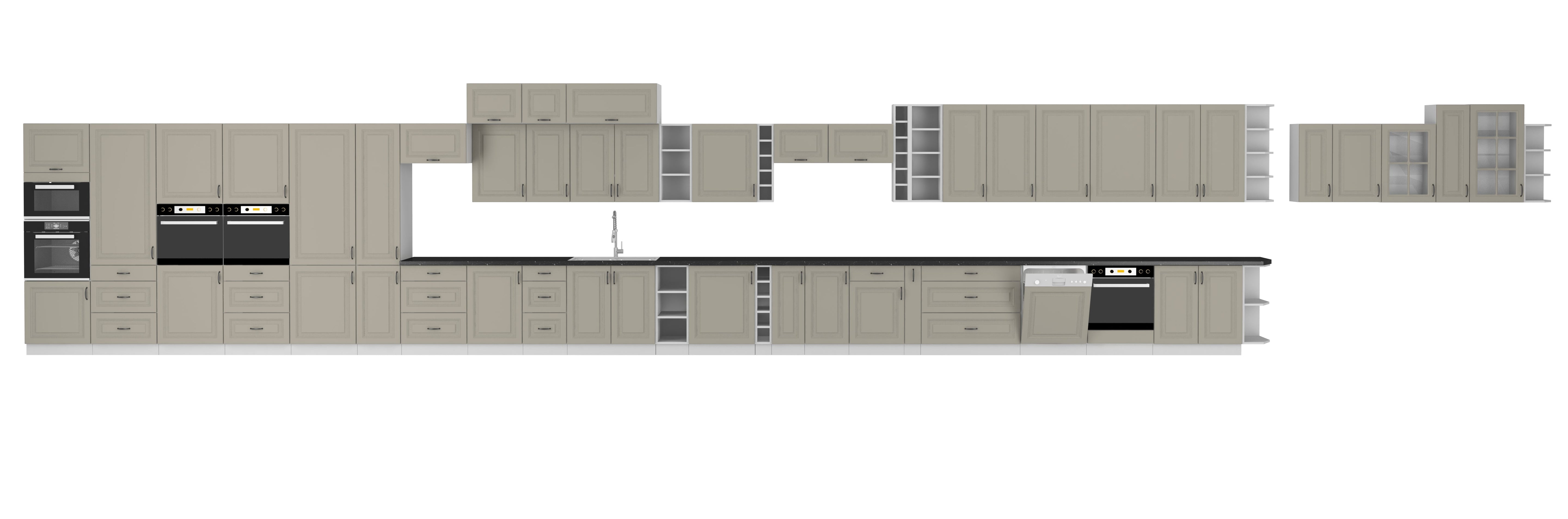 STILO KITCHEN SET CHOICE OF 4 COLOR VARIANTS