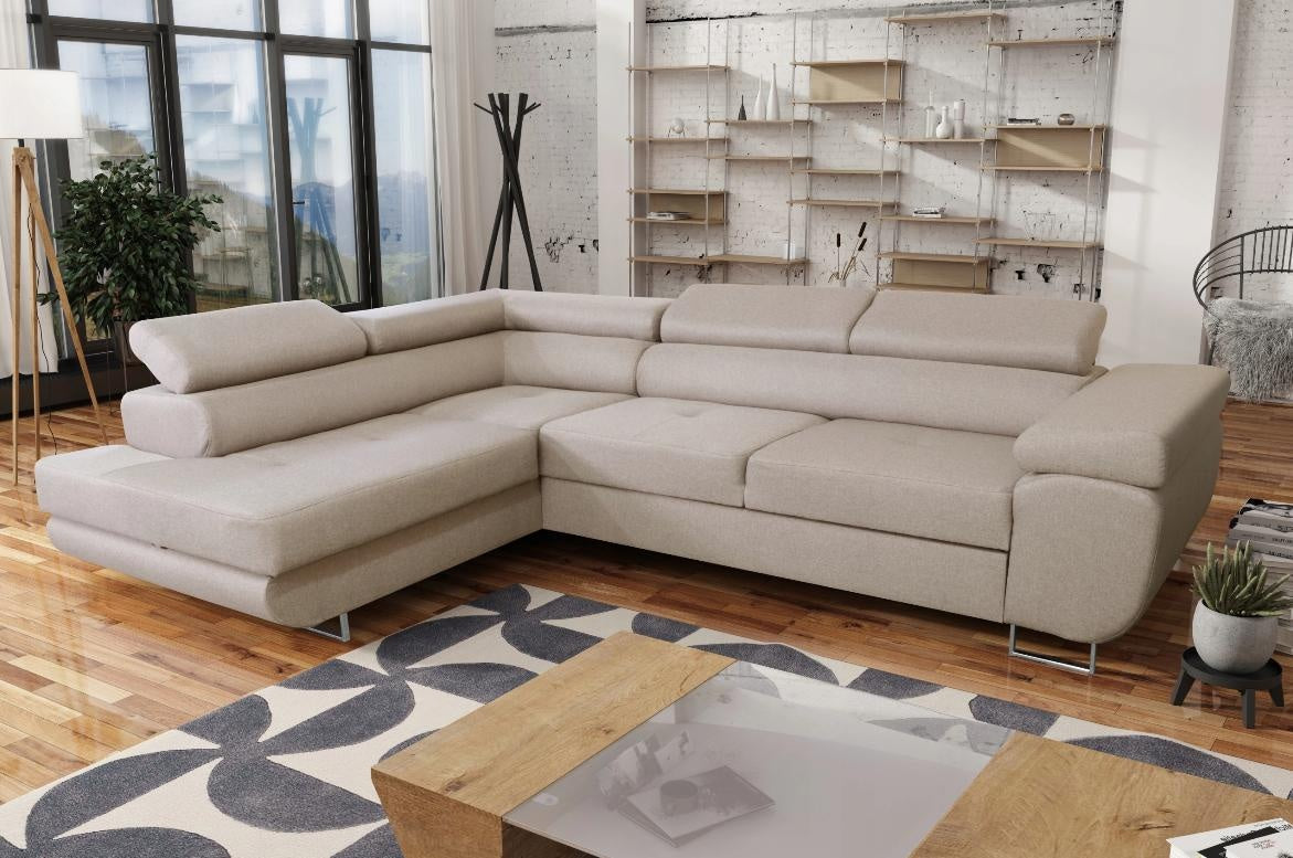 CORNER SOFA BED CALIPSO 275CM MALMO 08