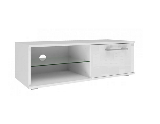 TV STAND SANDY 100CM WHITE/WHITE GLOSS