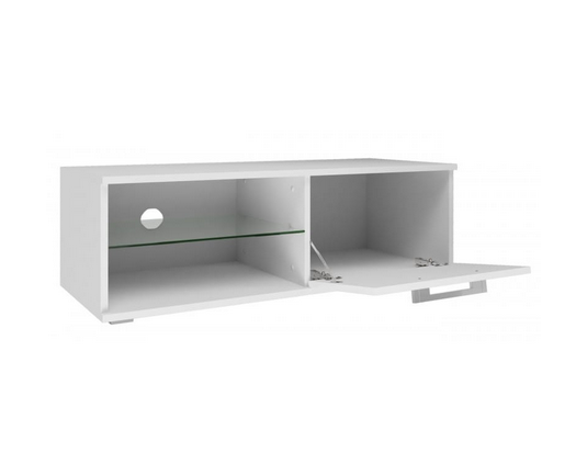 TV STAND SANDY 100CM WHITE/WHITE GLOSS