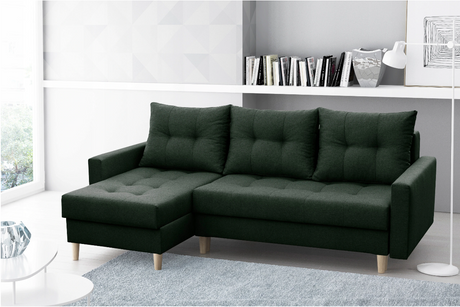 CORNER SOFA BED BRIAN 222x140cm universal - eurohomeware